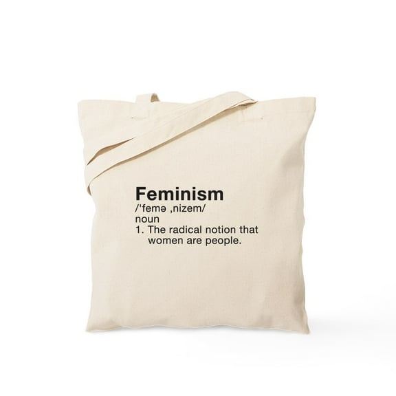 CafePress - Feminism Definition Tote Bag - Unisex Canvas Tote Bag, Beige, 1-Piece
