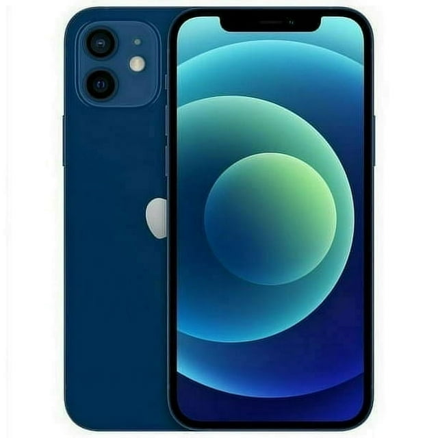 Apple iPhone 12 Restauré Entièrement Débloqué Bleu 256 Go - Excellent (Certifié Remis à Neuf)