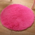 thumbnail image 2 of Tapis Rond Doux et Shaggy pour Salon, Tapis de Chaise Ronde, Tapis de Chambre, 2 of 3