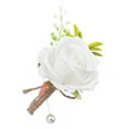 thumbnail image 4 of kurtrusly Durable And Long-lasting Wedding Corsages With Timeless Formal Occasions white 5Set, 4 of 6