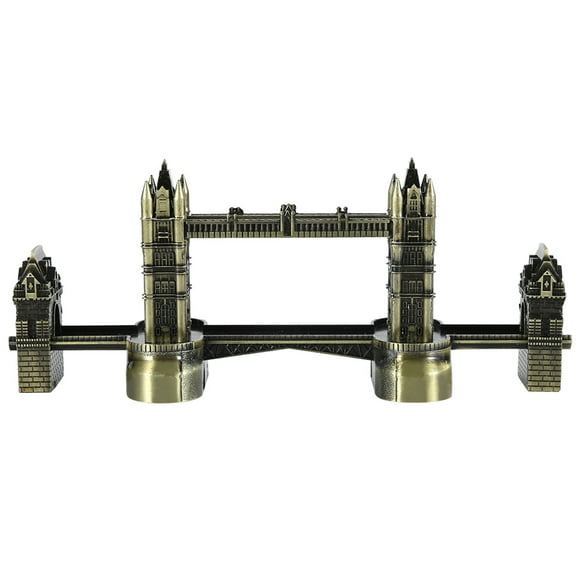 ZOUSSIQI Tower Bridge Building Model Desk Decoration Gift Famous Building Model JU316-112485