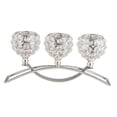 thumbnail image 2 of Candebro de Cristal con 3 Brazos, Centro de para Bodas, Adornos de de Buffet Pta Zulema Candelabros de cristal de 3 brazos, 2 of 8