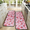 thumbnail image 4 of Kitchen Rugs Sets Of 2,Strawberry Plants Fruit Milk Box Anti Fatigue Kitchen Mat Rugs Non Slip Washable,Decorative Kitchen Floor Mats for Kitchen,Sink,Laundry,17"x47"+17"x47", 4 of 5