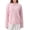 Pink #005, variant on Long Sleeve Pullover Tops for Women, Trendy Going Out Sweater Top Casual Crew Neck Loose Fit Fall Winter Top L