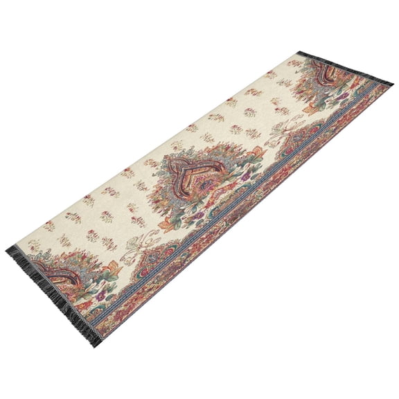 Vintage Modern Runner Rug,Non Slip Machine Washable 72"x23.5" Polyester Material Pet-Friendly Durable,Applicable to Entryway Rug Living Room Rug Graphic Art Creation