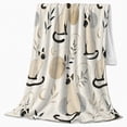 thumbnail image 2 of Whimsical Siamese Cat Botanical Pattern, Mystical Pet Portrait Pattern, Warm Flannel Blanket for Living Room and Bedroom, Cat Lovers Just Because Gift, Pet Lover Home Decor, 2 of 9