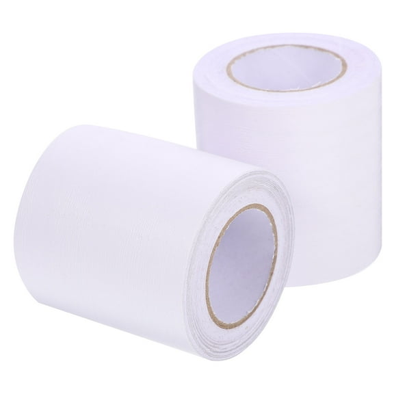WHAMVOX Flexible Self-Adhesive PVC Skirting Board Trim for Walls, Decorative White Wall Decals, Peel and Stick Roll, 5 Meters