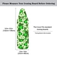 thumbnail image 5 of HELLHERO Green Clover Pattern Elastic Edge Ironing Board Covers Dust-Proof Non-Slip Easy to Install Soft Fabric 15"x54", 5 of 5