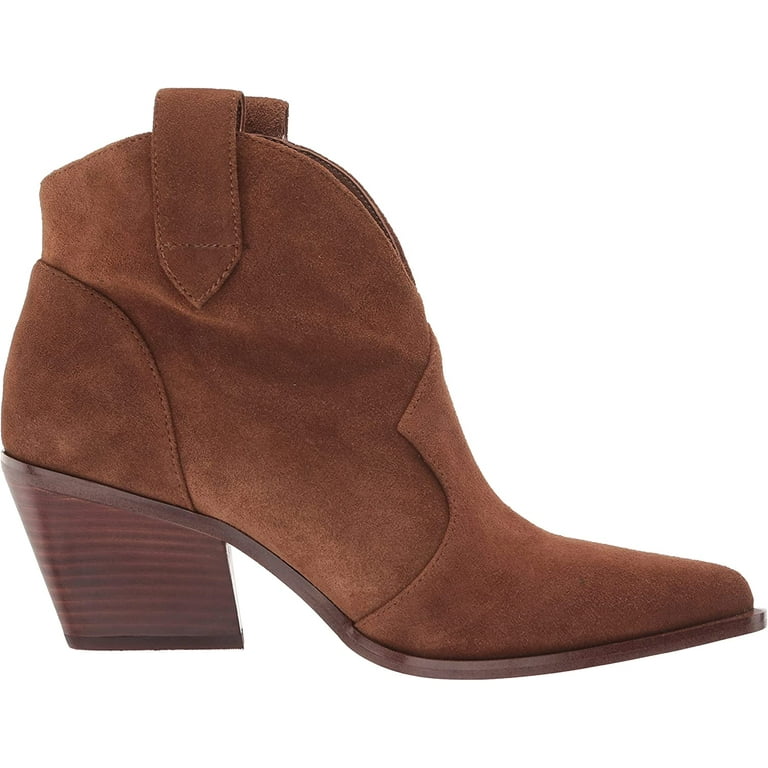 Jessica Simpson Womens Zadie Bootie Ankle Boot 6 Tobacco Walmart