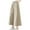 Khaki, variant on Jalioing Girls Summer Wide Leg Pants Quick Dry Elastic Waist Ankle Length Palazzo Pants Baggy Casual Trousers