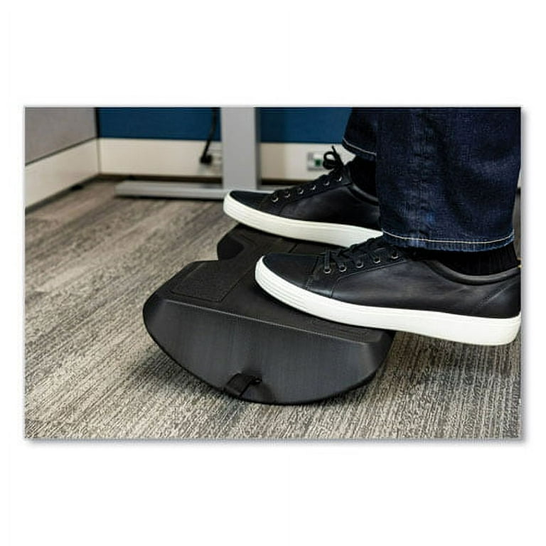 Foot Rest for Standing Desks, 19.98w x 11.97d x 4.2h, Black Foot Rest for Standing Desks, 19.98w x 11.97d x 4.2h, Black