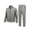 Light Grey, variant on Little Donkey Andy Men's 2 Piece Full Zip Tracksuit Set, 4 Way Stretch Breathable Athletic Outfit with Reflective Details & Zipper Pockets, for Gym Running Outdoor, Dark Gray M