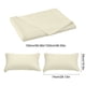thumbnail image 3 of Láminas De Fibra Juego de sábanas de poliéster de 3 piezas con 2 fundas de almohada, 150x230cm, color liso, lavables, para colchón estándar (Milk Yolk). Rkxzt, 3 of 8