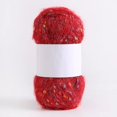 thumbnail image 1 of Gorro de lana polar de mohair con puntos de colores, hilo tejido a mano, bufanda, sombrero, bolso, material para muñecas listo para usar, hilo, 1 of 6