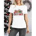 thumbnail image 7 of Christmas Shirts for Women Merry Christmas Trees Printed T-Shirt Cute Xmas Holiday Tee Tops, 7 of 7