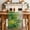 Beige, variant on Palm Leaf Dining Table Runner, Watercolor Green Tropical Plant Rustic Country Farmhouse Washable Table Runners Kitchen Coffee Table Center Decor for Home Party Holiday Wedding 13 x 48 Inches