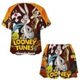 thumbnail image 4 of Looney Tunes Cartoons Women Pajamas Set Loungewear Sleepwear 2 Piece PJ Sets, 4 of 8