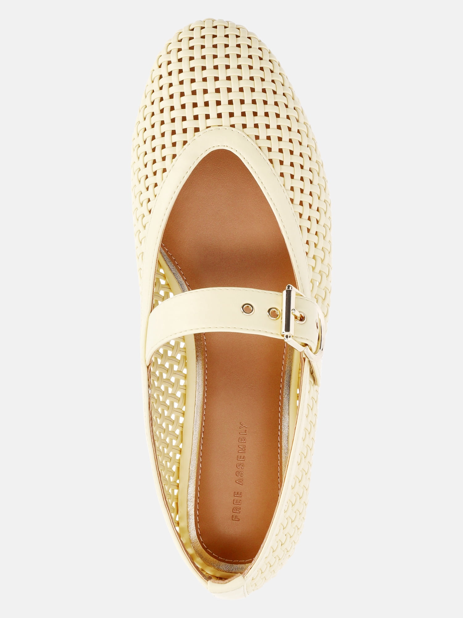 Free Assembly Women's Woven Mary Jane Flats