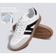 thumbnail image 3 of Zapatillas LUCKY STEP para mujer, clásicas, retro, suela de goma, color blanco/negro, 3 of 8