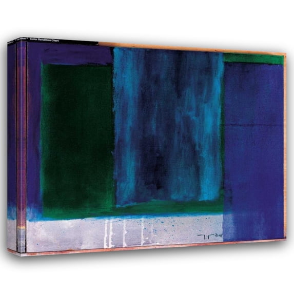Jaume Ribas 23x20 Gallery Wrapped Canvas Wall Art Titled - Hours of the Day II