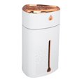 thumbnail image 4 of Minihumidificador portátil USB de 1000 ml con botón táctil ultrasónico y luz nocturna, humidificador de niebla para dormitorio, coche, oficina, viajes, color blanco, 4 of 14