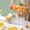 Yellow, variant on HongHeng 24- Double-layer Ice Cream Molder Two-in-one Food-grade DIY Large-capacity Ice Storage Box with Lid