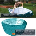 thumbnail image 4 of ALEKO Spa Gonflable Rond pour 4 Personnes avec Couverture, Bleu Clair et Blanc, 4 of 9