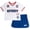 Spidey White Blue, variant on Marvel Spidey and His Amazing Friends Little Girls' Athletic 2-Piece T-Shirt and Shorts Set White Blue