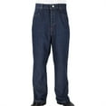 thumbnail image 4 of Men's Summer Lightweight 5-Pocket Denim Work Pants with Loose Straight-Leg Fit for Welding, Outdoor Activities, and Casual Style (Breathable & Durable),Dark Blue 165, 4 of 4