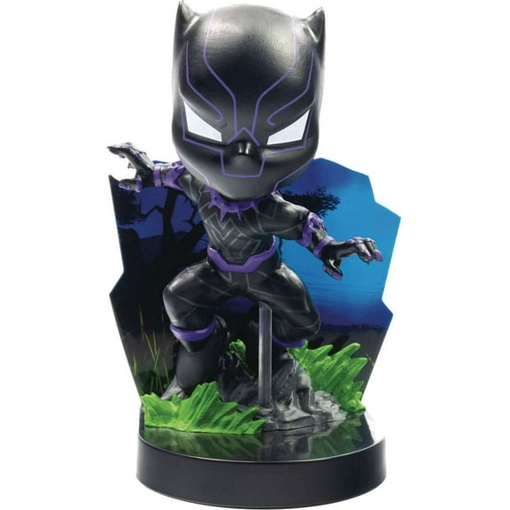 Superama Marvel Black Panther Vibranium Glow Suit Px Diorama