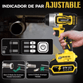 thumbnail image 4 of Llave De Impacto Inalámbrico Pistola Electrica amarillo negro, 4 of 5