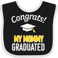 thumbnail image 3 of Inktastic Congrats My Mommy Graduated with Cap Boys or Girls Baby Bib, 3 of 4
