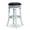 White, variant on 30" Bar Stool With Weathered Gray Look, Beige Fabric Seat Insert, Hardwood Base, 360-degree Swivel, 12" Footrest Height, 300 Lbs Weight Tolerance And Appeal - Transform Your Or Counter Swivel