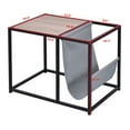 thumbnail image 2 of Gymax Table d'Appoint Latérale Accent en Métal Organisateur de Magazines Salon Bureau, 2 of 10