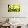 thumbnail image 2 of Elephant Stock Rabbits By The Meadow Wall Art - Horizontal Canvas Wall Art - Living Room Wall Decor - Animal Canvas - Green And Yellow Decor - 30" x 20", 2 of 8