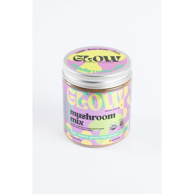 Mushroom Mix Orgánico 100 g en Polvo GLOW Superfoods