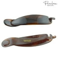 thumbnail image 4 of Parcelona French Sleek Celluloid Tortoise Shell Metal Free Hair Clip Barrette, 4 of 9