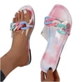 thumbnail image 4 of Sandalias de verano para mujer Sandalias planas sin cordones Zapatos romanos Sandalias informales con punta abierta Wmkox8yii ytu8475, 4 of 6