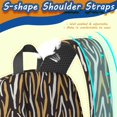 thumbnail image 5 of 17 Inch Lightweight Backpack,PVC Waterproof Oxford Fabric, Ergonomically Designed, with Large Capacity, Leopard Animal Pattern, 5 of 5