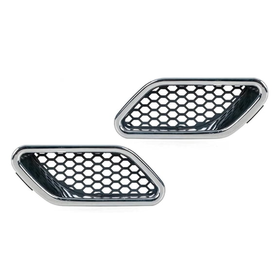 MPXBM Compatible for Maserati GranTurismo 2008-2019 Car Front Side Grille Air Intake Fend Vents Grill 68265300 68265400 Auto Accessories