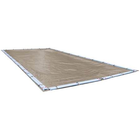 Pool Mate 18 Ft Extra Strength Sandstone Winter Pool Cover For Above Ground Pools - 22 Ft Size With 4 Ft Overlap