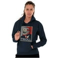 thumbnail image 3 of Troll Face Meme Big Smiley Internet Hoodie Sweatshirt Women Men Brisco Brands S, 3 of 6