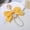 🔥 Yellow, variant on TTJ Bag Charms for Handbags Car Keychain Little Gifts for Women Metal chain small printed keychain flower accessory pendant for Birthdays, Holidays and Special Occasions
