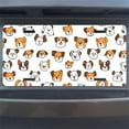 thumbnail image 7 of Cartoon Dog Face Pattern Funny Personalized License Plate Rust-proof Stainless Steel Metal License Plate Suitable For Men And Women 12.2" x 6.2", 7 of 7