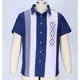 thumbnail image 3 of Blusa y camisa hawaiana de manga corta con cuello vuelto para hombre, camisa con estampado en contraste, botones, solapa y manga corta, camisa de poliéster para hombre, 3 of 6
