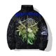 thumbnail image 2 of Abrigo de invierno para hombre con diseño de huesos, nuevo abrigo de esqueleto para hombre, parkas modernas con estampado 3D de calaveras, ropa para hombre 2024, calidez, frescor y acolchado, 2 of 5