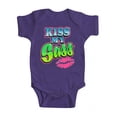 thumbnail image 1 of Baby "Kiss My Sass" Bodysuit - Purple - 24M, 1 of 1