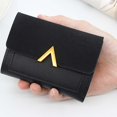 thumbnail image 5 of Lady Money Clip PU Leather Multiple Card Slots Credit Card Bag Money Bags Card Holder Women Purse Short Wallet RED, 5 of 8