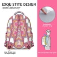thumbnail image 5 of Ancient Mantra Inspired Backpack - Ergonomic Weight Distribution School Bag, Comfortable Commuter Gift for Walking to Campus, 5 of 6