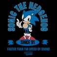 thumbnail image 2 of Mens Sonic the Hedgehog Faster Than the Speed of Sound Lightweight Hoodie, 2 of 4